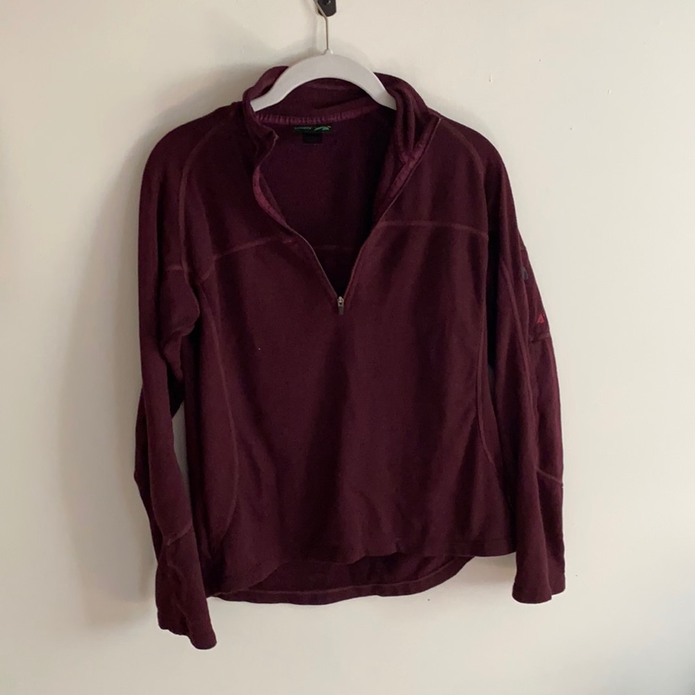 Vintage EMS 1/4 zip with zippered sleeve pocket